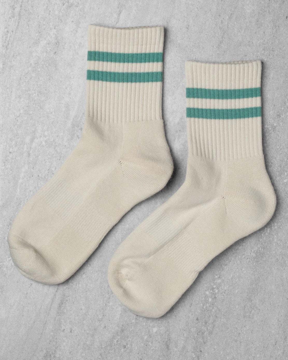 Unified - Gym Sock - Jade Stripe
