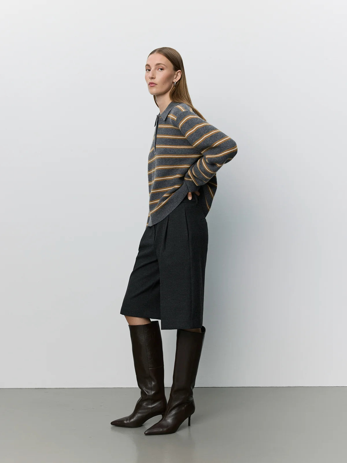 Sofie Schnoor - Stormasw Striped Knit Polo
