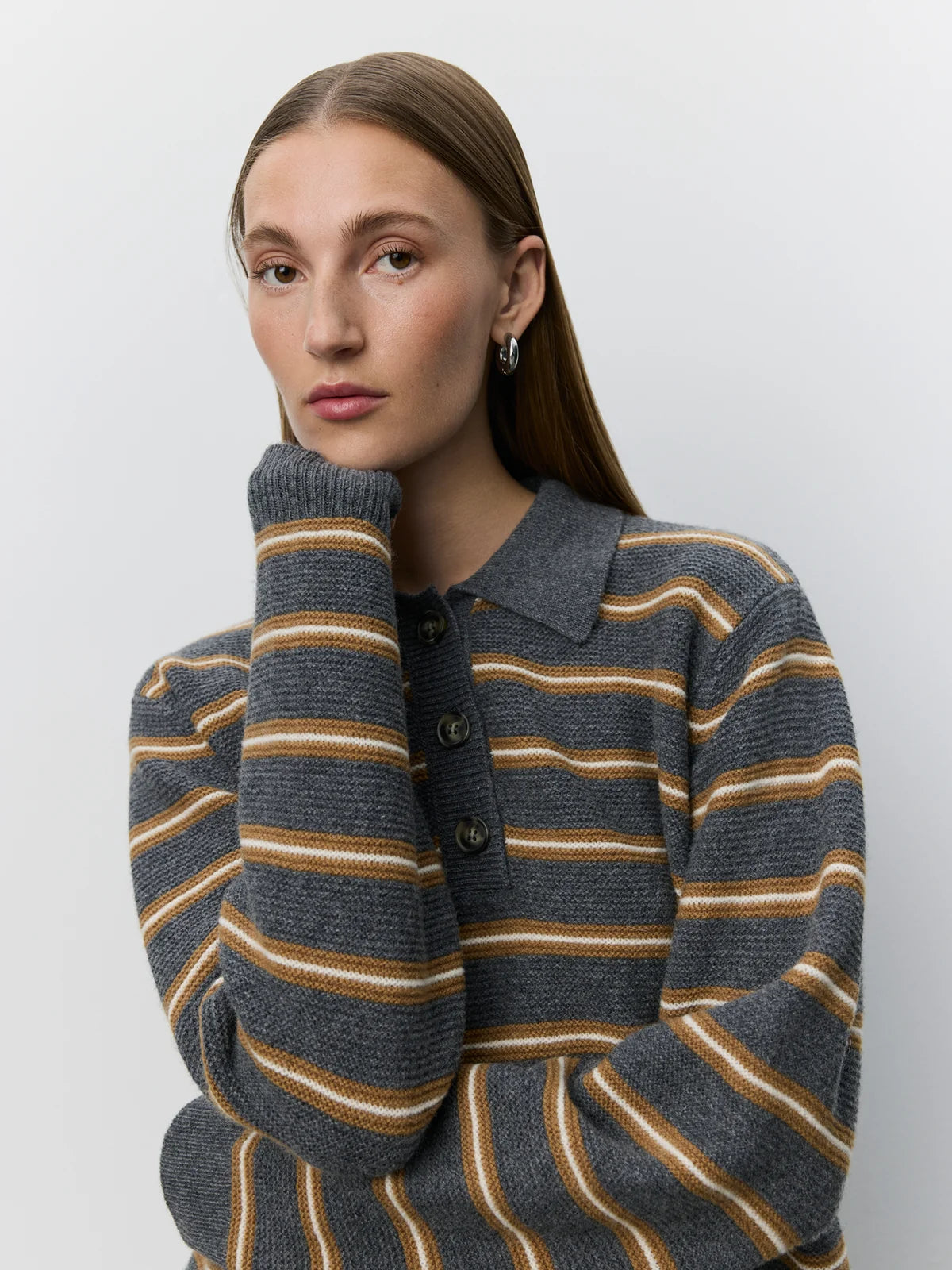 Sofie Schnoor - Stormasw Striped Knit Polo
