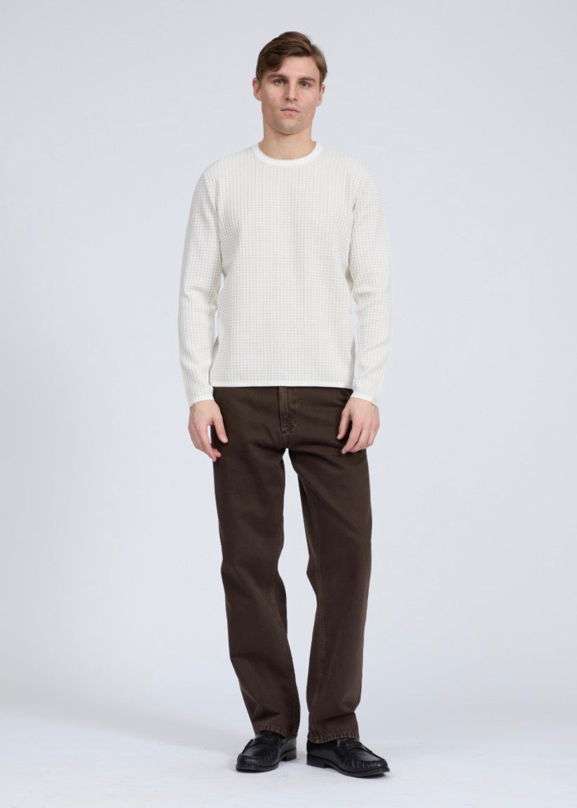 Rag & Bone - Men’s Harvey Rib Crew - Chalk