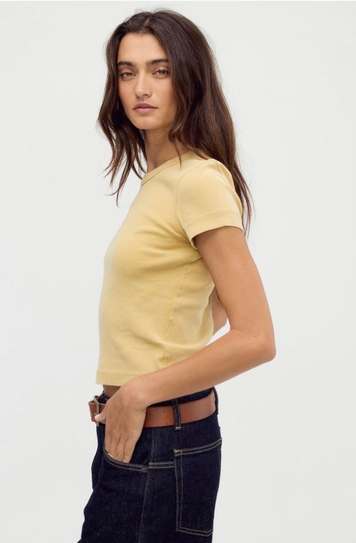 Free People - Atlas Crew Tee - Fallen Leaf