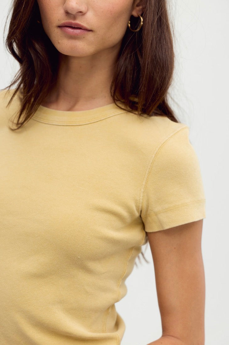 Free People - Atlas Crew Tee - Fallen Leaf