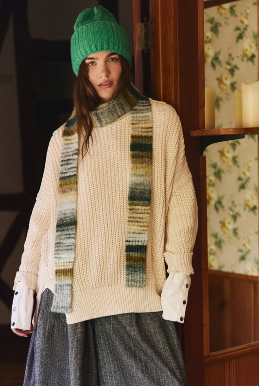 Free People - Worn Thru Turtleneck - Tea