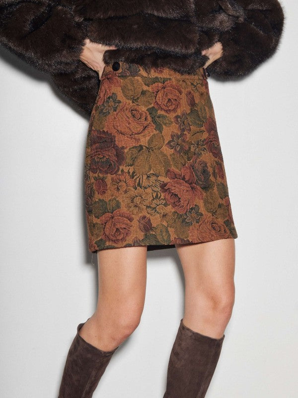 Louizon - Desiree Jacquard Mini Skirt