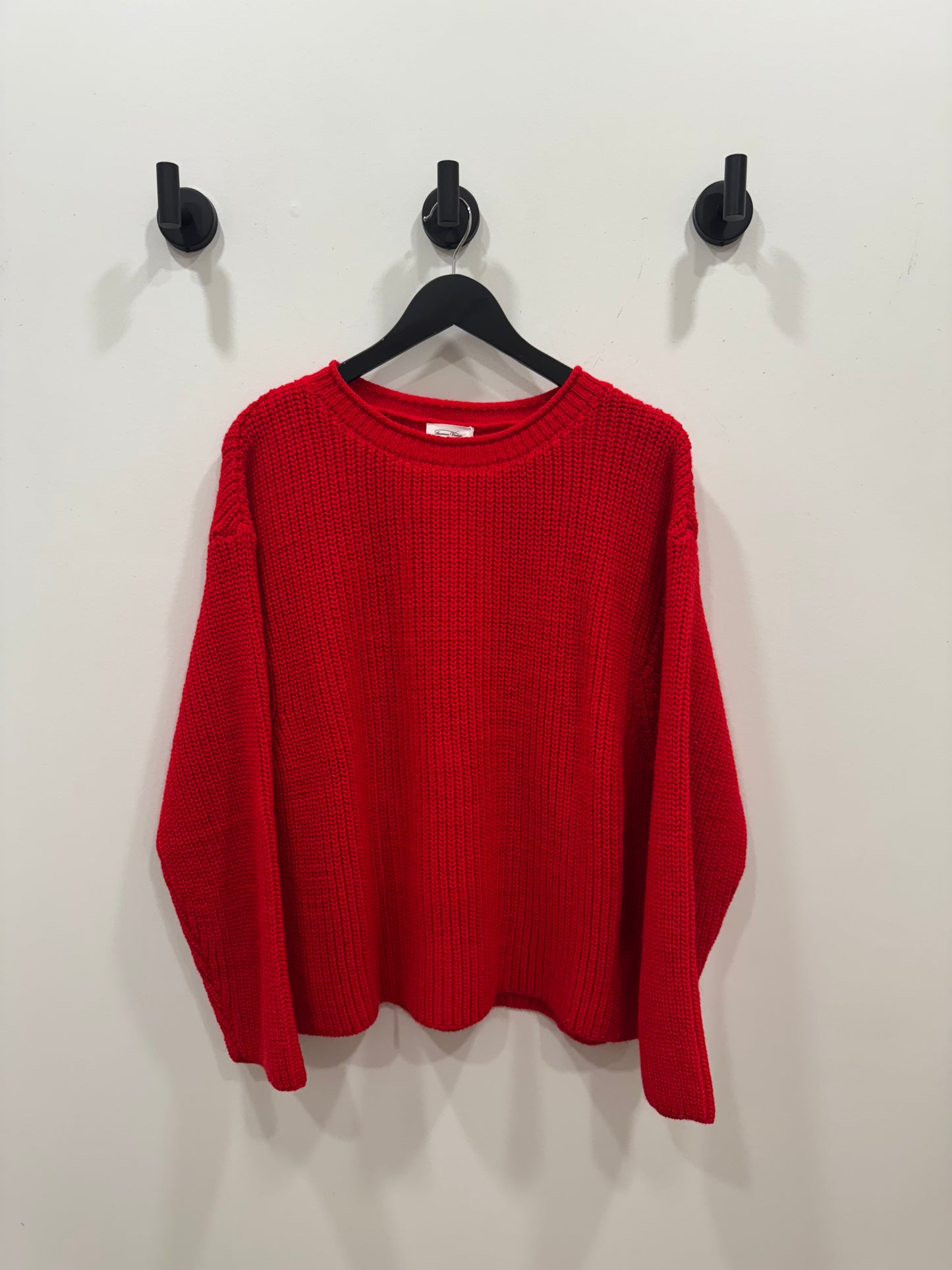 American Vintage - Round-Neck Jumper - Ecarlate