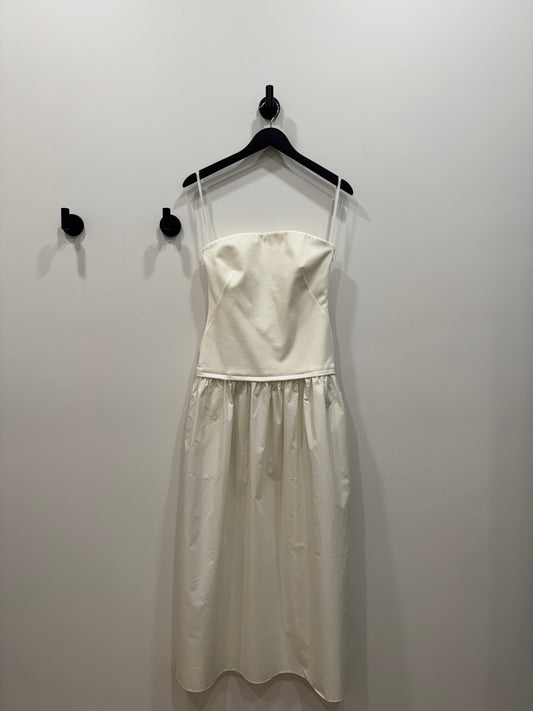 Rag & Bone - Irina Mixed Media Strapless Dress