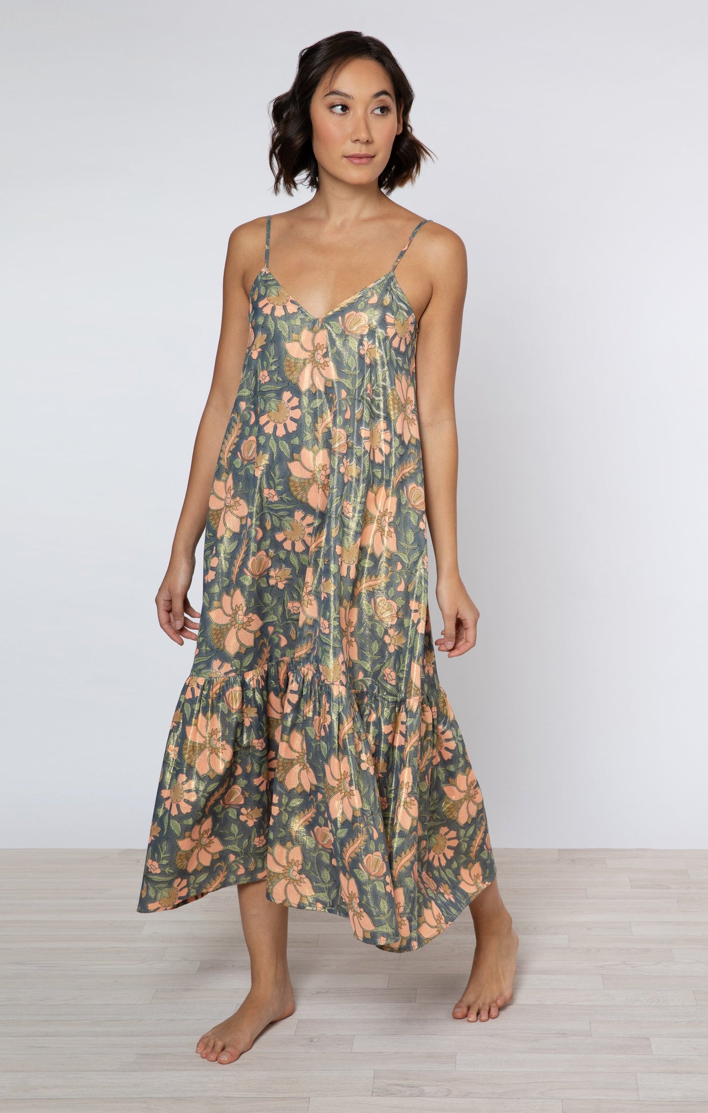 Juliet Dunn London - V Neck Midi Dress