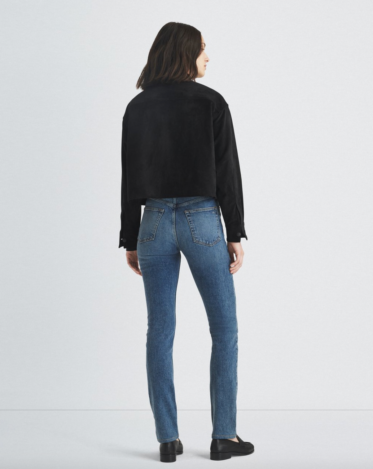 Rag & Bone - Wren High-Rise Full Length Slim Straight- Dominique