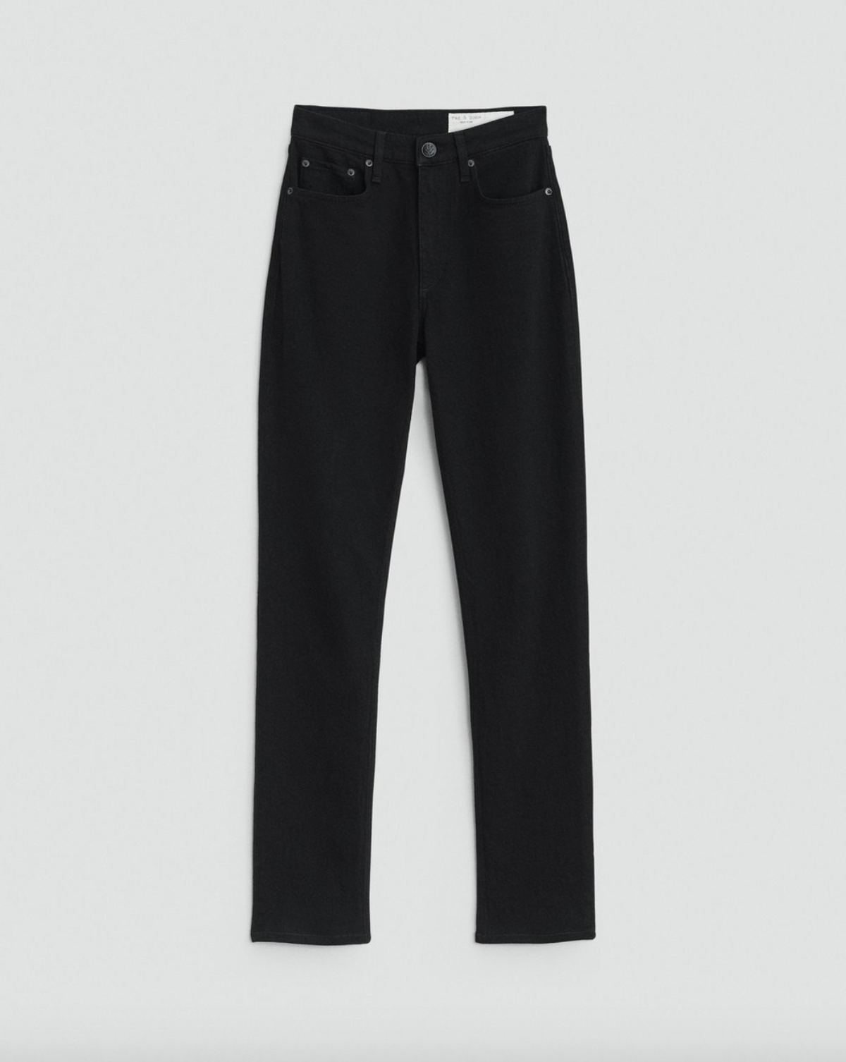 Rag & Bone - Wren High-Rise Full Length Straight - Black