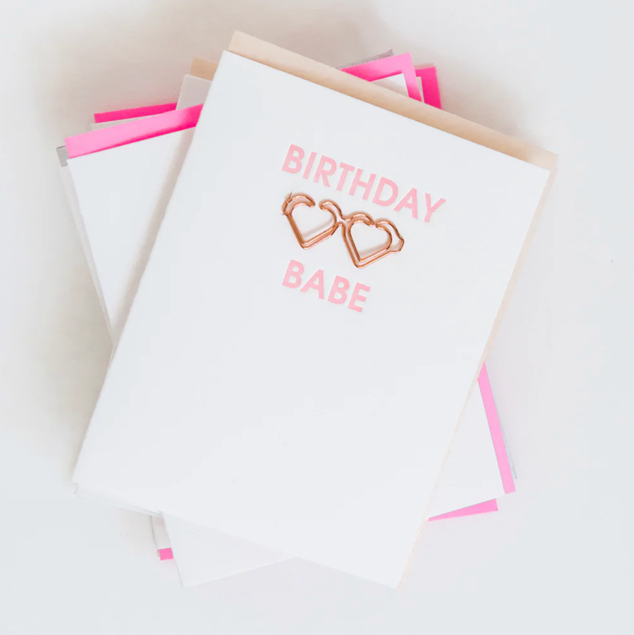 Chez Gagné - "Birthday Babe Sunnies" Paper Clip Card