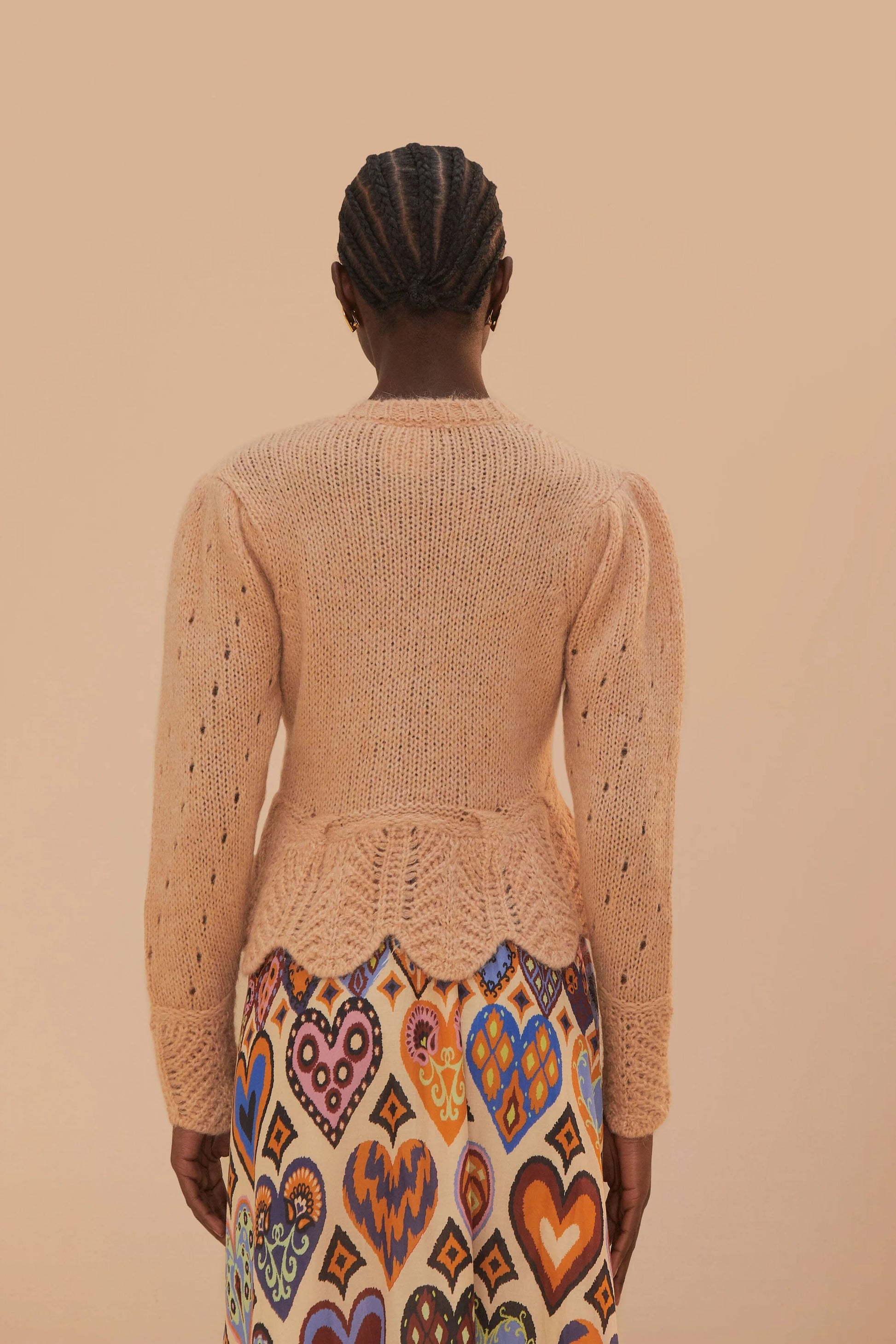 FARM Rio - Sand Ruffled Knit Cardigan – KB Style